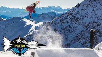 Slo Mo Trick Tips – How To Backside Corked 540 On A Snowboard