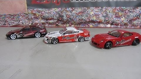 DriftMission.com Official Decal Set Countersteer RC Drifting AE86 and S15