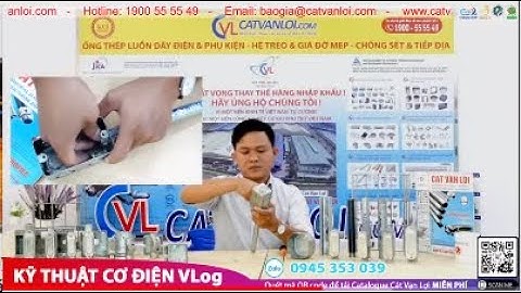 👉Cách Lắp Ống Thép Ren Vào Hộp Thép Công Tắc Âm Tường Chuẩn JISC 8336 Bằng Tán Ren Trong và đai Nối✅