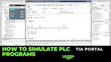How to Simulate PLC Programs in Siemens TIA Portal | Step-by-Step Tutorial