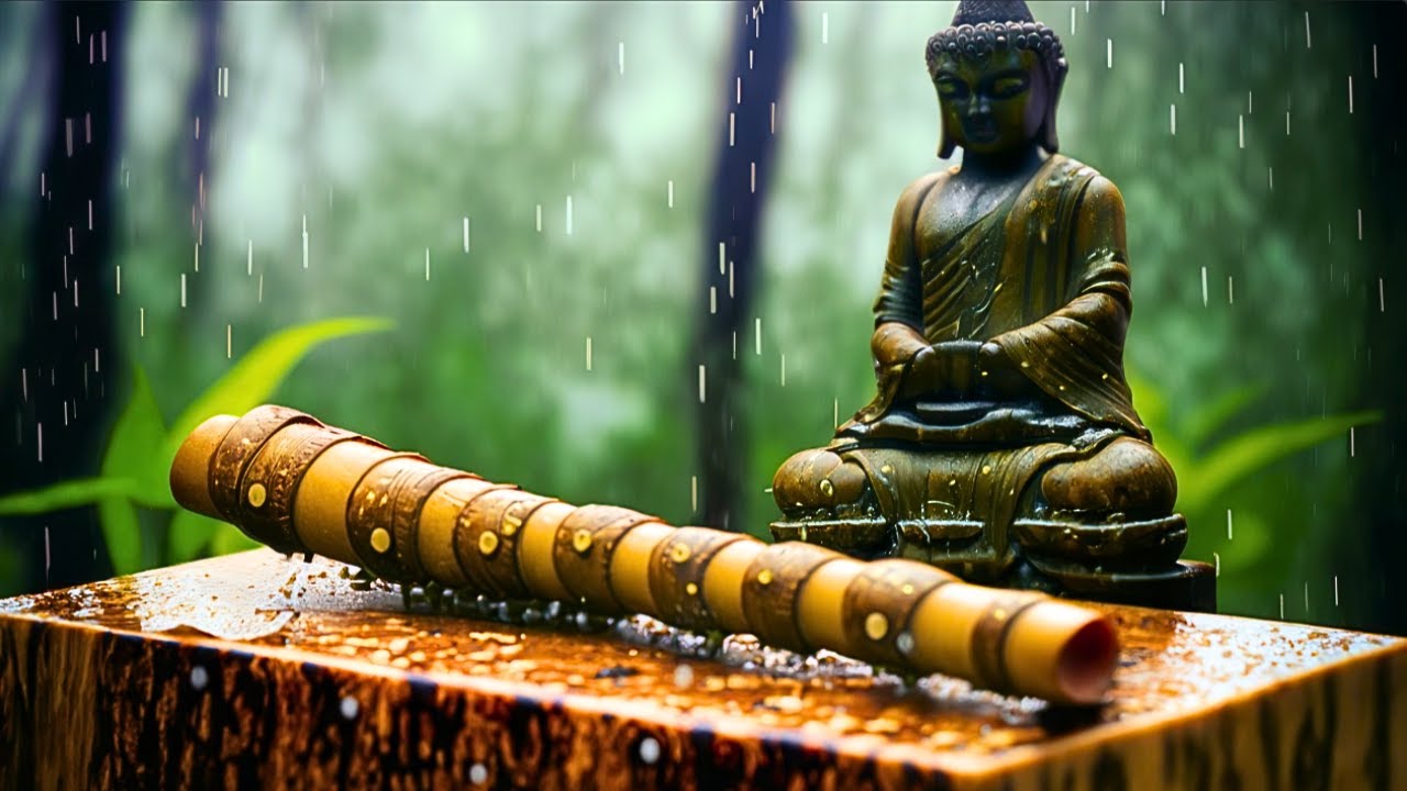 Relaxing Flute In Dense Forest | Forest Ambience | Buddha Meditation ...