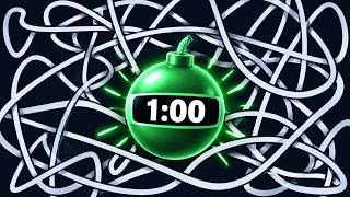 💣 1 Minute Bomb Timer ⏱️ | Follow the Fuse!