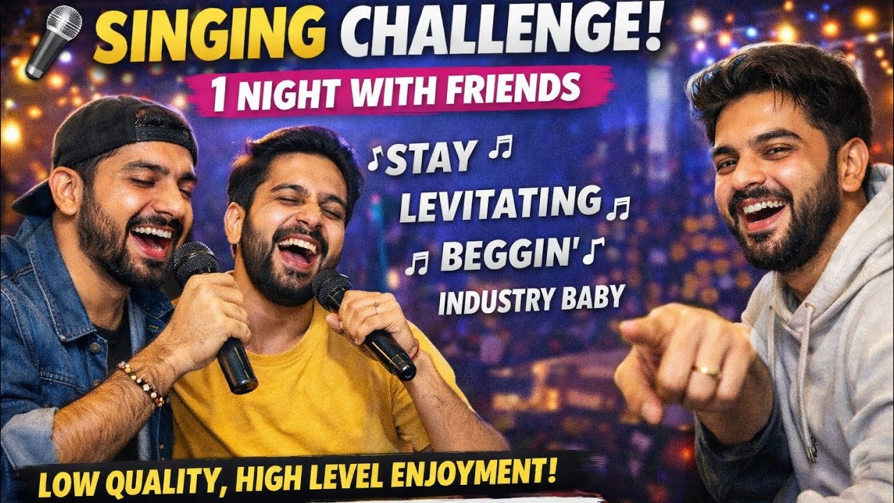 Singing Challenge With Friends 1 Night With Friends Low Quality High Enjoyment 😉 tiktok challenges 🔥