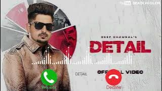 Detail Ringtone||Deep Chambal||New Punjabi Song Ringtone||Viral Ringtone||Deadly Golem