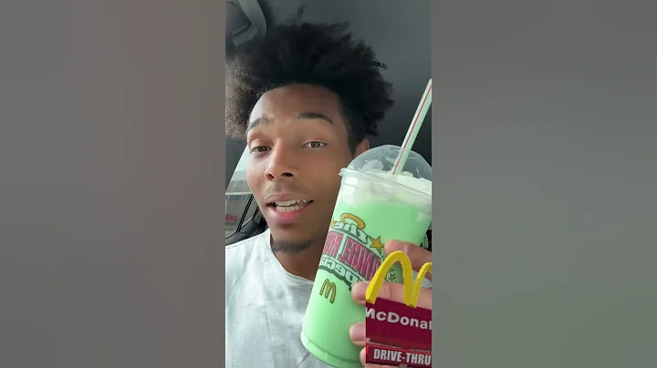 TRYING MCDONALD SHAMROCK ☘️ SHAKE!!