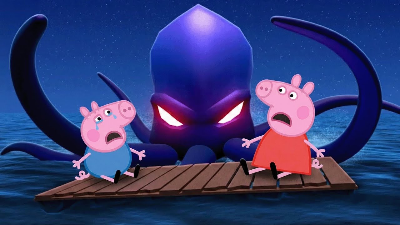 Peppa Pig Play Raft 101 Survival in Roblox!