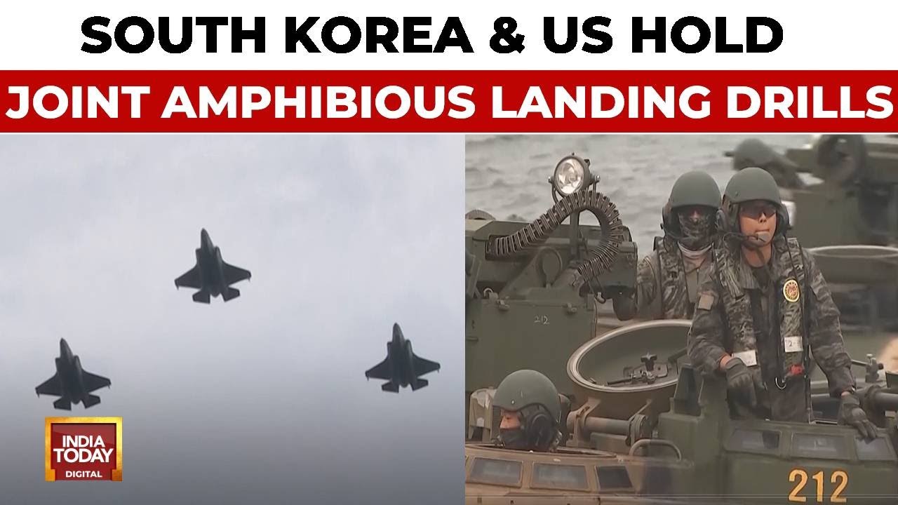 US Military Drills: South Korea And Us Hold Joint Amphibious Landing ...