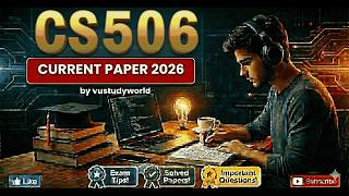 CS506 Final Term Current Paper 2026