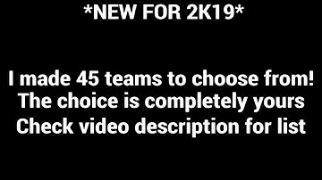 Fan of College Hoops? How to Turn NBA 2K19 into NCAA Basketball (Part 1)