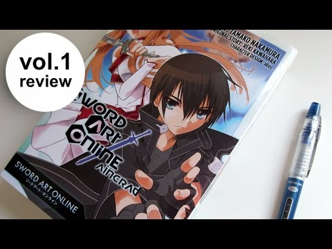 Sword Art Online Aincrad By Reki Kawahara Vol 1 Manga Review Youtube