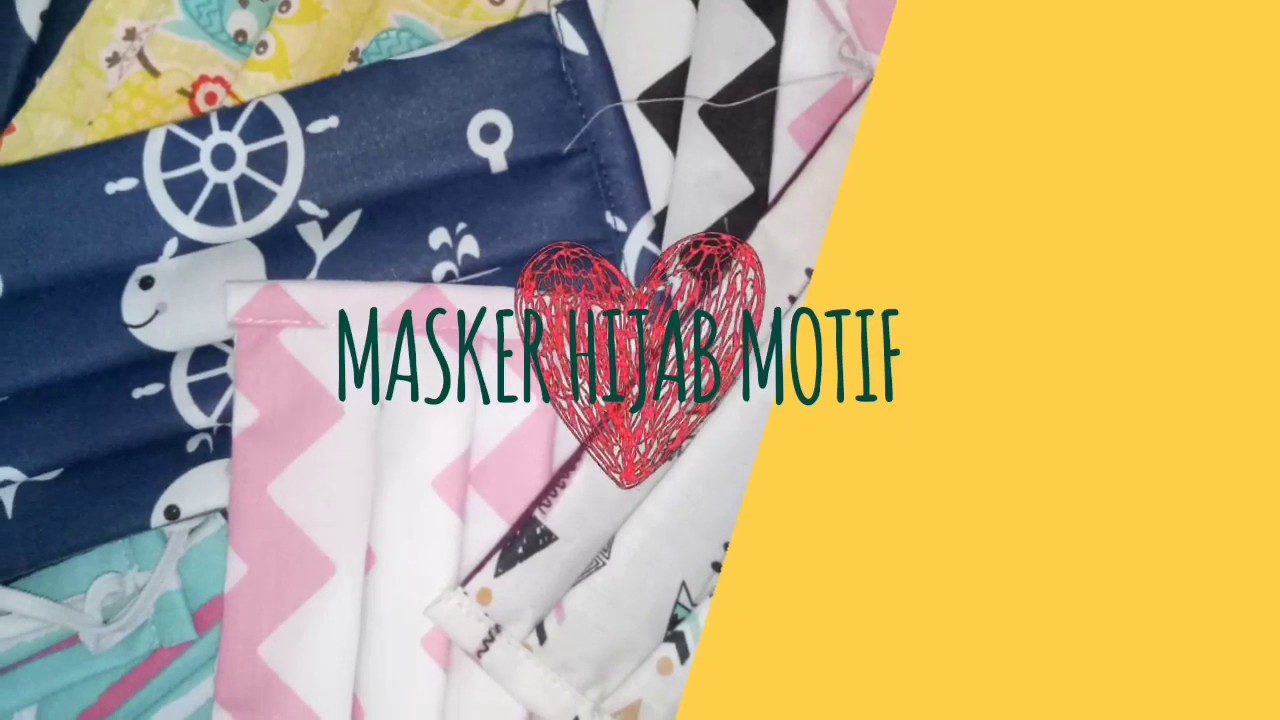 Pakai Masker Hijab Vector / Gambar Orang Hijab Pakai Masker Kartun