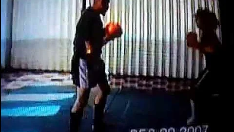 Zuniga vs GALO Rnd 2 Muay Thai@ Dolores Magdaleno ...