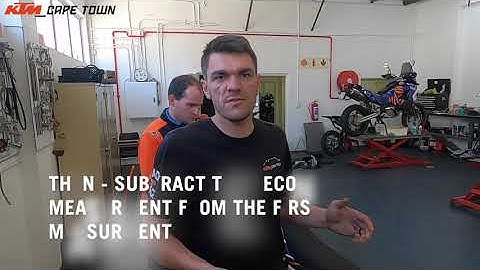 Tech talk - setting sag