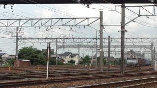 【HD】EF65-1089 専用貨物列車(673レ青ワム列車 更新色紅葉プレ) 稲沢発車