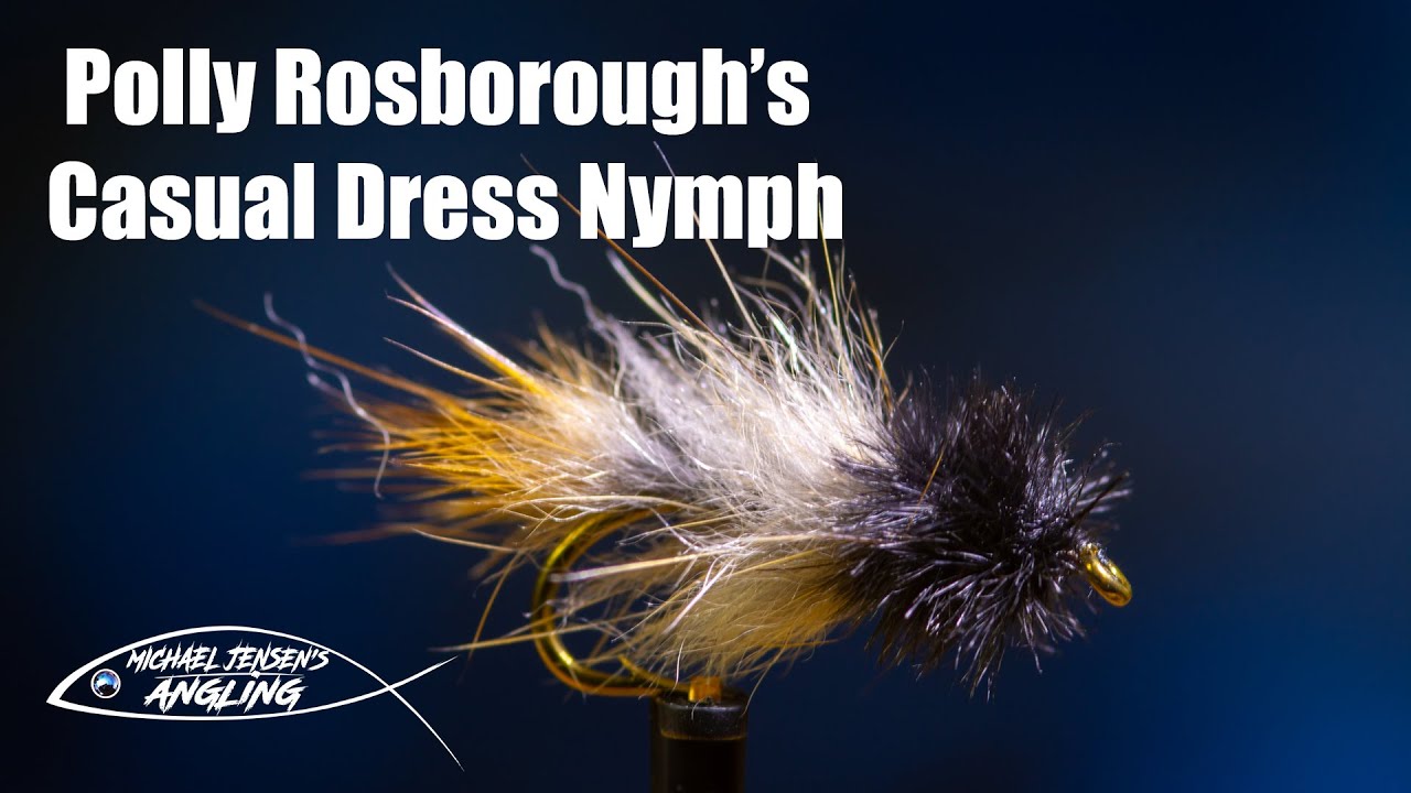 Polly Rosborough's Casual Dress Nymph classic trout fly tying YouTube