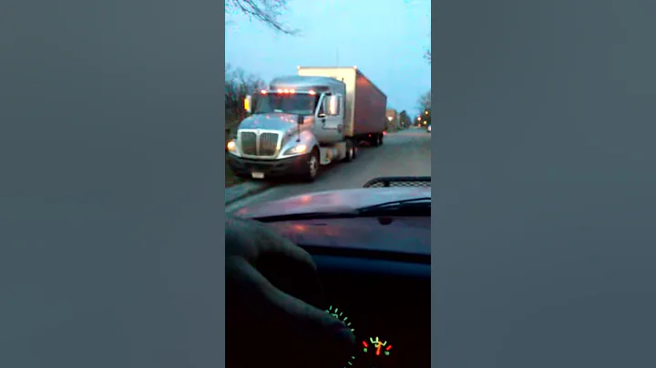Stupidity of the truck drivers