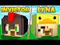 CASA DE LYNA VS INVICTOR EN MINECRAFT