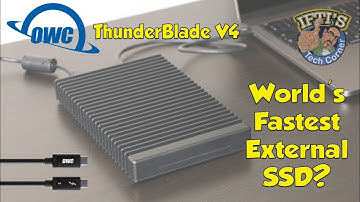 OWC Thunderblade V4 - World’s Fastest Thunderbolt 3 TB3 External SSD!!