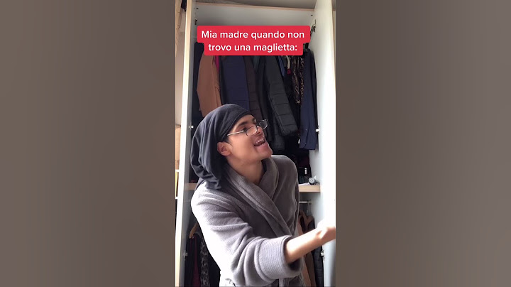 Mia madre quando non trovo una maglietta - Kiro Ebra