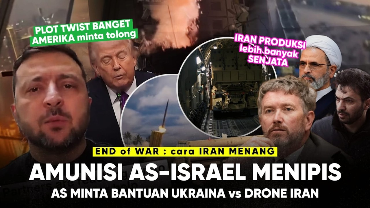 AS-Israel Mulai Kehabisan Amunisi Mahal “Plot Twist: Trump Minta Bantuan Ukraina” Iran bs Menang!!