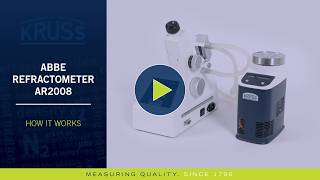 Abbe refractometer AR2008 model - How it works Guide