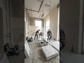 From raw concrete to luxury living — watch this living room transform step by step.#houseremodeling