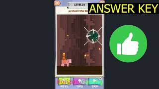 Draw N Craft Stickman Puzzle LEVEL 24 Protect the king - Gameplay Walkthrough Android IOS screenshot 4