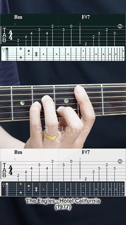 I made the Hotel California guitar intro simpler and easier to play, so you can also try it