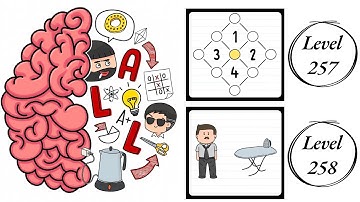 Brain Test All Star : Level 257 , 258 – How to Solve? (Walkthrough)