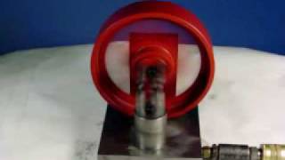 6 Cylinder Flywheel Engine Steam or Air 500 RPM