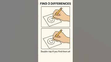 SMILEY Differences Puzzle#shorts #youtubeshorts #spotthedifference