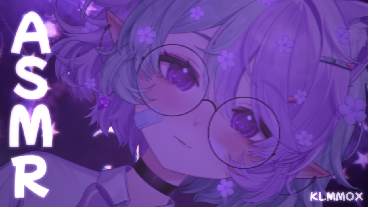 ASMR | Soft Whispering, Purring and Ear Massage