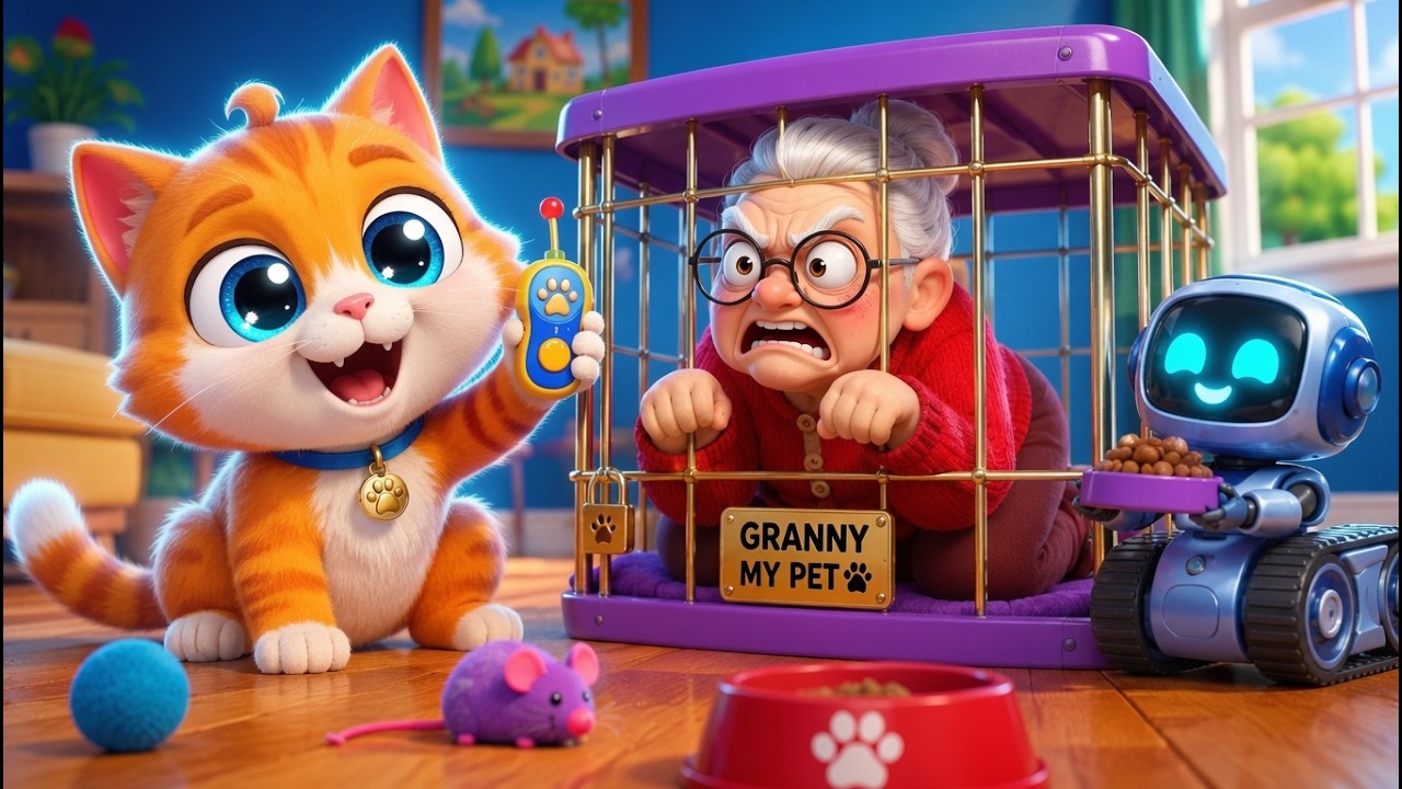 Mantuve a GRANNY Como Mi MASCOTA! (I Am Cat)!
