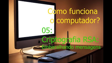 E05: Criptografia RSA, a arte de embaralhar mensagens