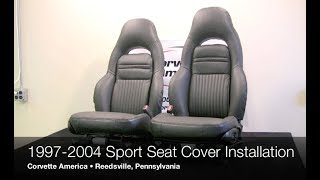 Corvette Seat Cover Installation