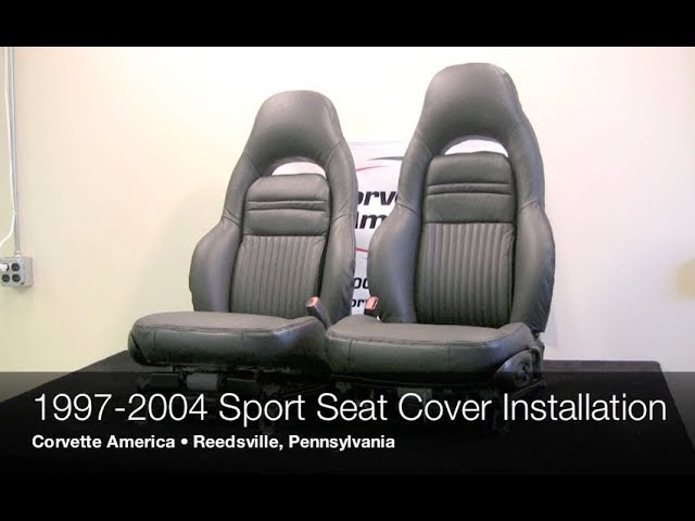 1997 2004 C5 Corvette Seat Cover Installation By America You - 2000 C5 Corvette Seat Covers