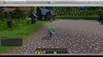 Unity MMORPG game demo #3 - Arriving to the lake