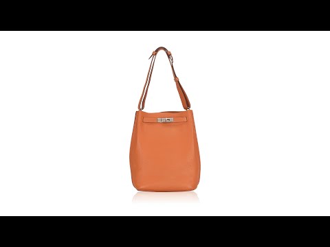 Hermes Taurillon Clemence So Kelly 22 Orange Hermes Taurillon Clemence So Kelly 22 Orange