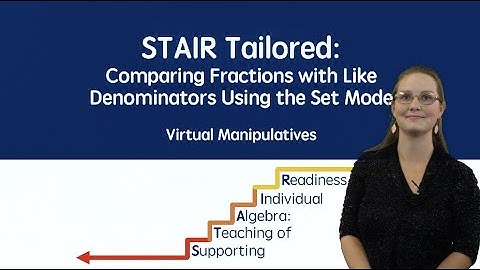 Comparing Fractions Virtually - Part 2 ‖ Fraction Fundamentals ‖ Grades 1-6 ‖ Project STAIR