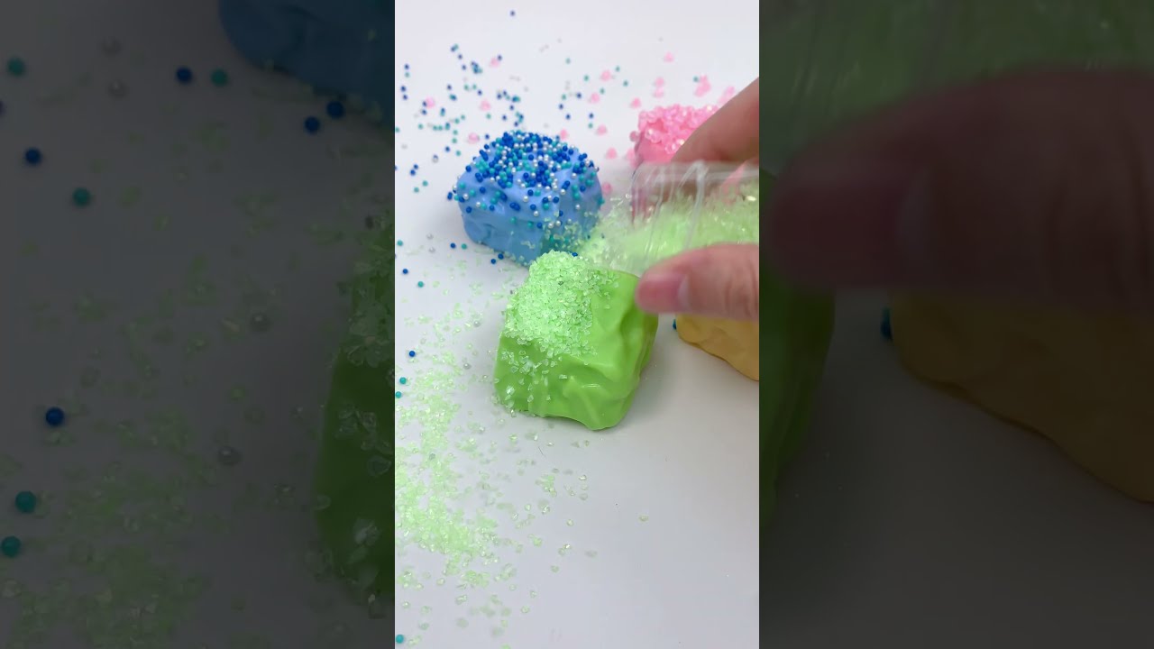 FUFUSQUISHY ASMR 4pcs Rainbow Milk Cubes