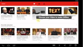 This video will help you to watch videos offline. but have make it
offline during internet connection in your device. best way offline...