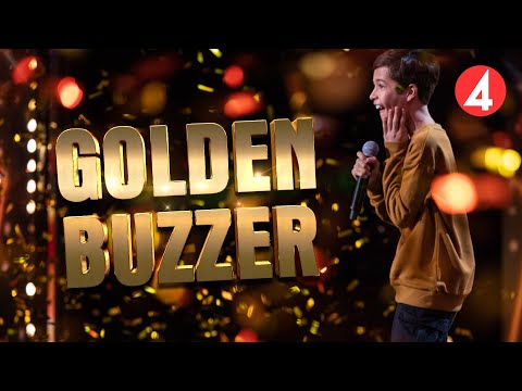GOLDEN BUZZER - 11-åriga Aron sjunger till sig Sarah Dawn Finers Golden Buzzer i Talang 2022