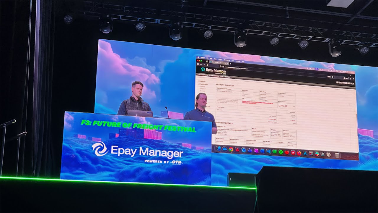 Epay Manager Demo at FreightWaves F3 [Chattanooga, TN] - YouTube
