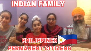 Meet this Indian family🇮🇳 who are Philippines🇵🇭 permanent residents