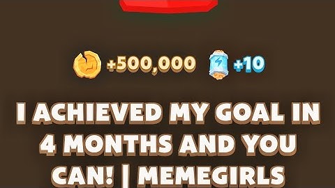 I Achieved My Goal in 4 Months and You CAN! | MemeGirls || MEMEFI NEW video code