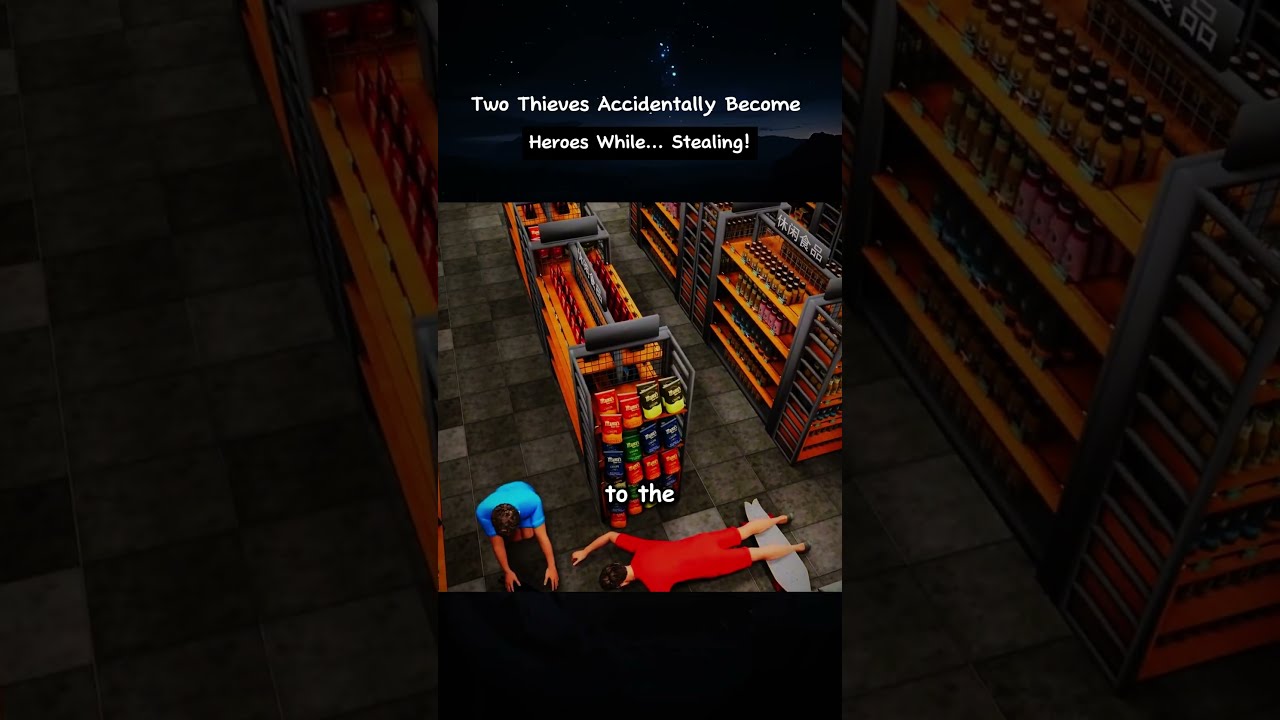 Two Thieves Accidentally Become Heroes While Stealing Shorts Fyp