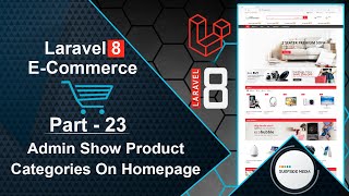 Laravel 8 E-Commerce - Admin Show Product Categories On Homepage