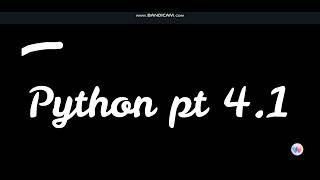 Pyhton pt 4.1 Creating and processing variables
