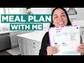 MY WEEKLY MEAL PLAN | Grocery Tips   Food Budget