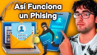 ⚠️ Así es Cómo un HACKER puede CREAR un PHISHING - ¿Qué es un Phishing y cómo Protegernos?